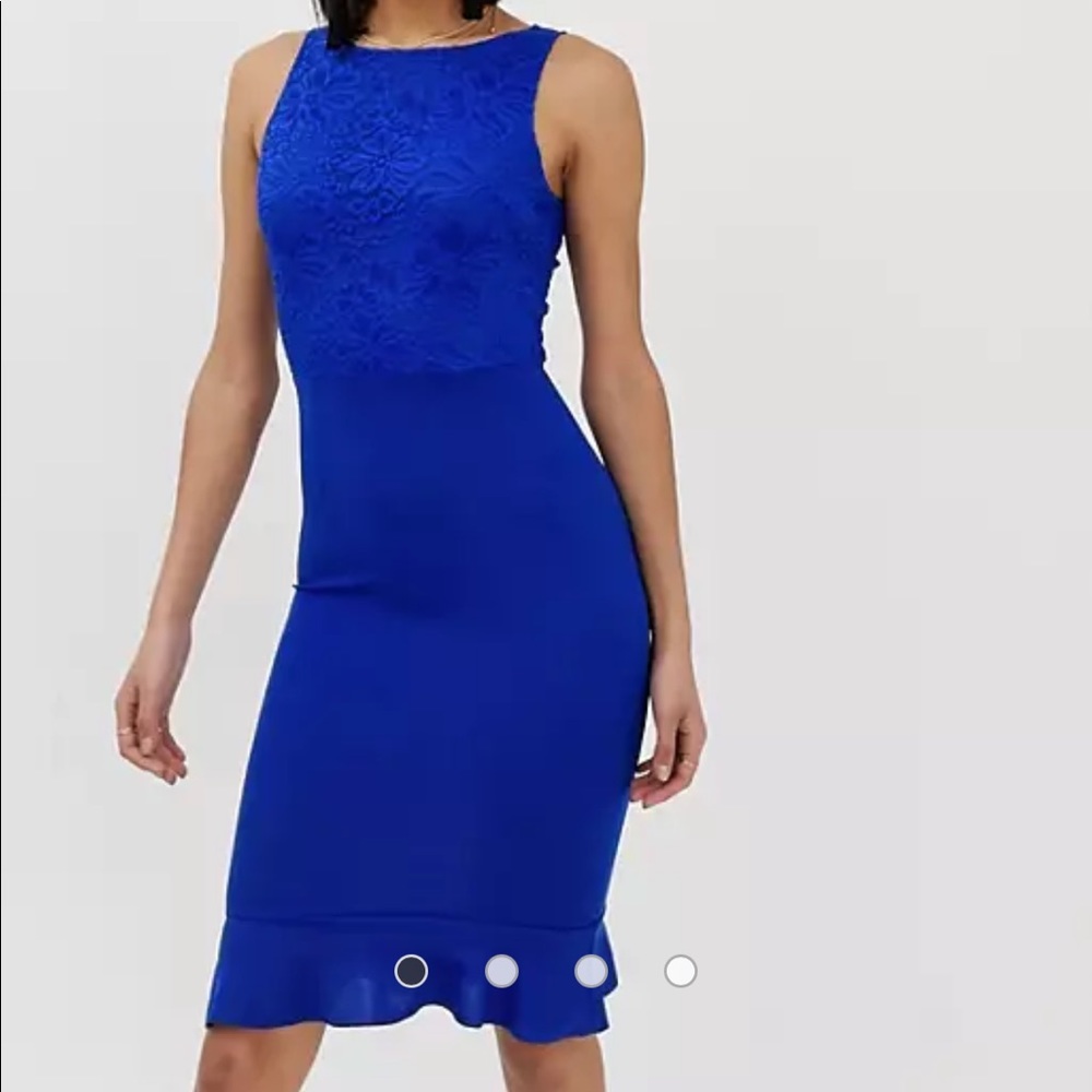 AX Paris peplum midi dress